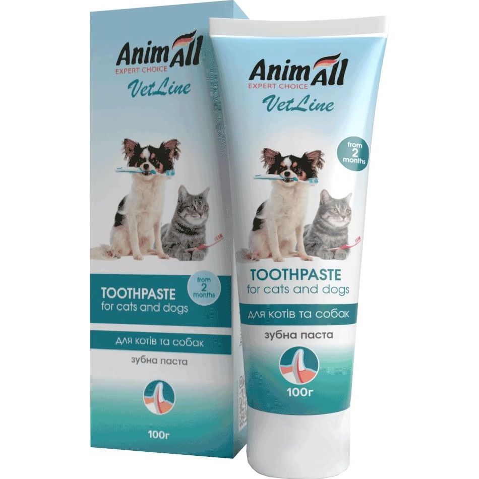 Зубна паста AnimAll для котів та собак 100 мл - фото 1
