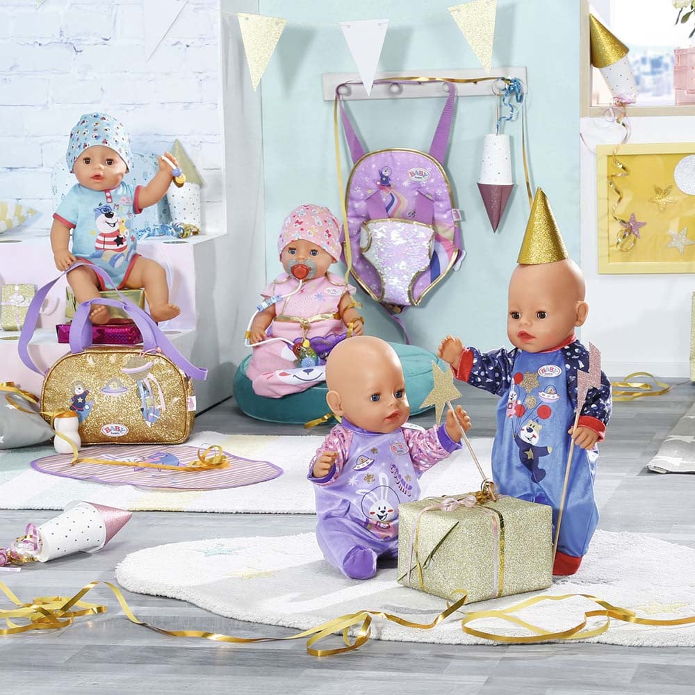 Одежда для куклы Baby Born Праздничный комбинезон лавандовый (831090-1) - фото 7