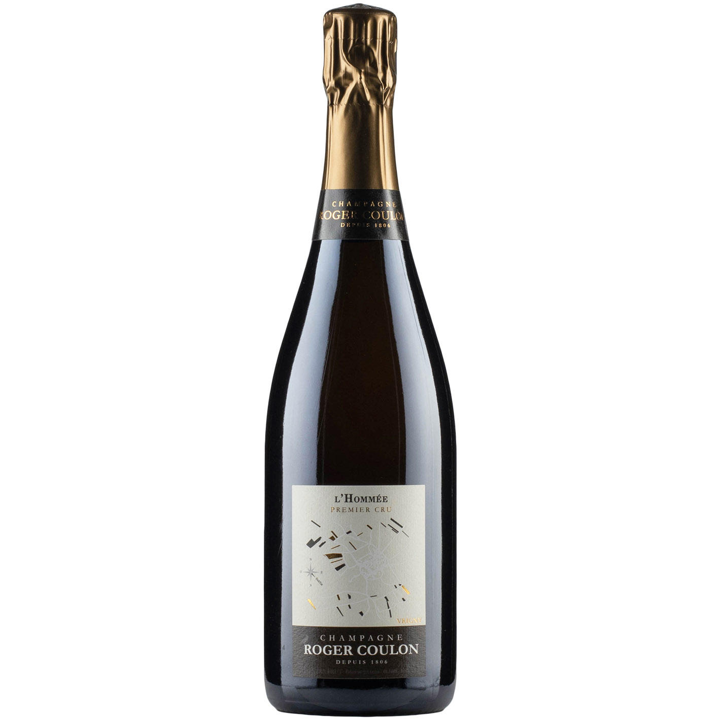 Шампанское Roger Coulon Reserve de L’Hommee Premier Cru белое брют 0.75 л - фото 1