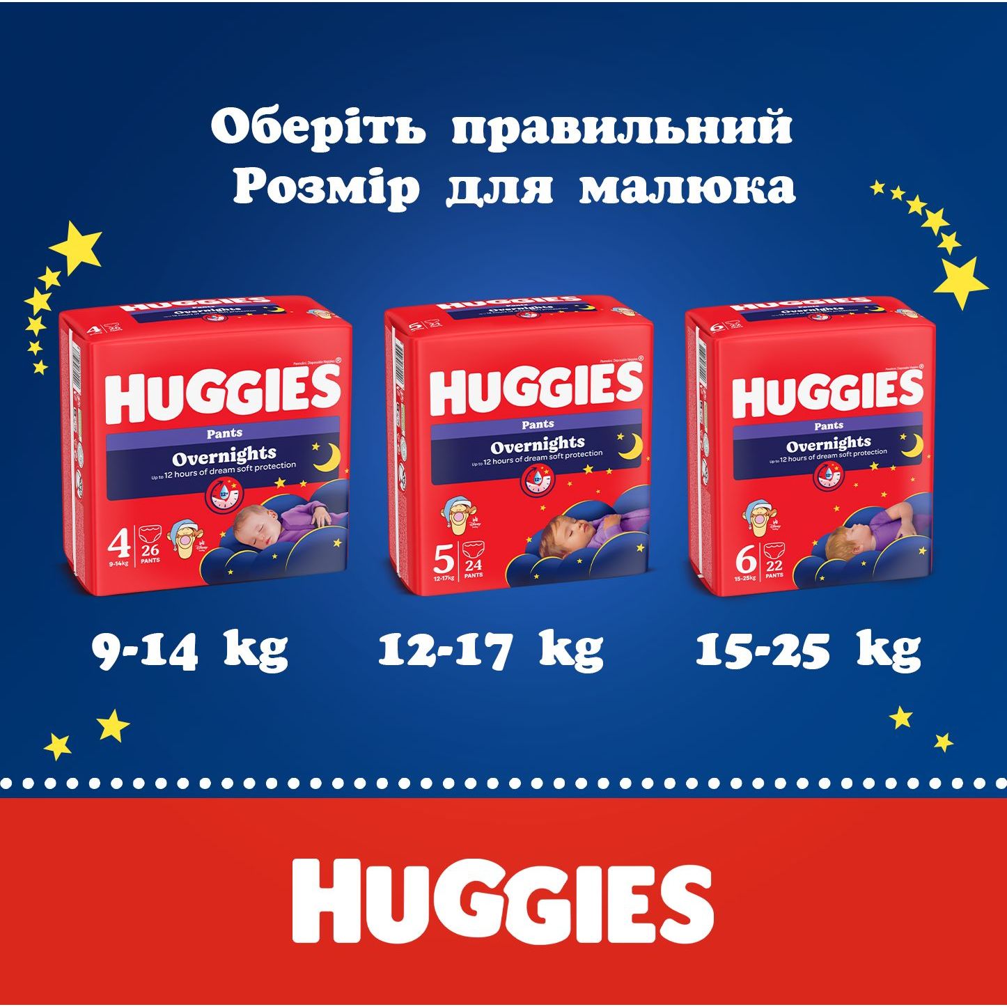 Підгузки-трусики Huggies Overnight 5 (12-17 кг) 24 шт. - фото 13