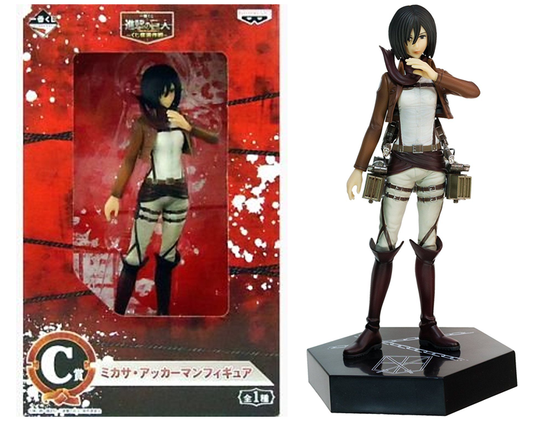 Фігурка Banpresto Атака Титанів Мікаса Акерман Attack on Titan Mikasa Ackermann 20 см WST АТ МА 22.244 - фото 2