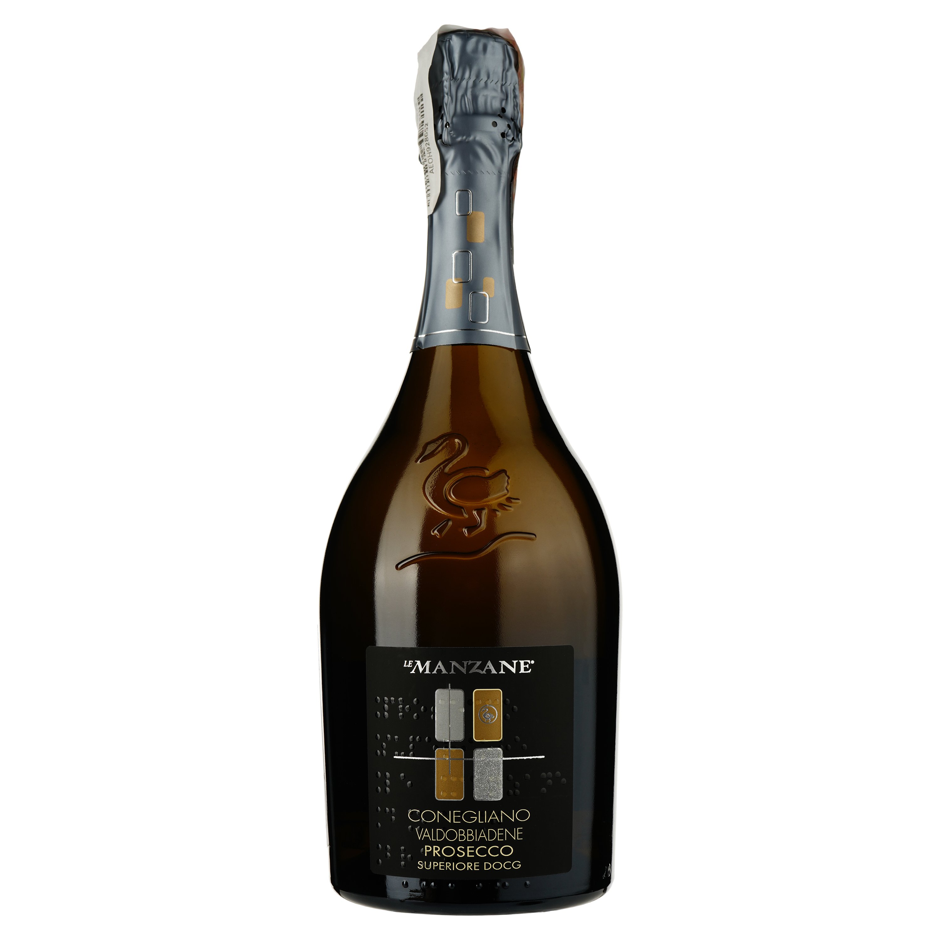 Игристое вино Le Manzane Conegliano Valdobbiadene Prosecco Superiore Docg Brut, белое, брют, 11,5%, 0,75 л - фото 1