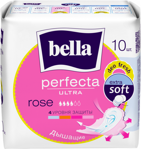 Гігієнічні прокладки Bella Perfecta Ultra Rose deo fresh, 10 шт. - фото 1