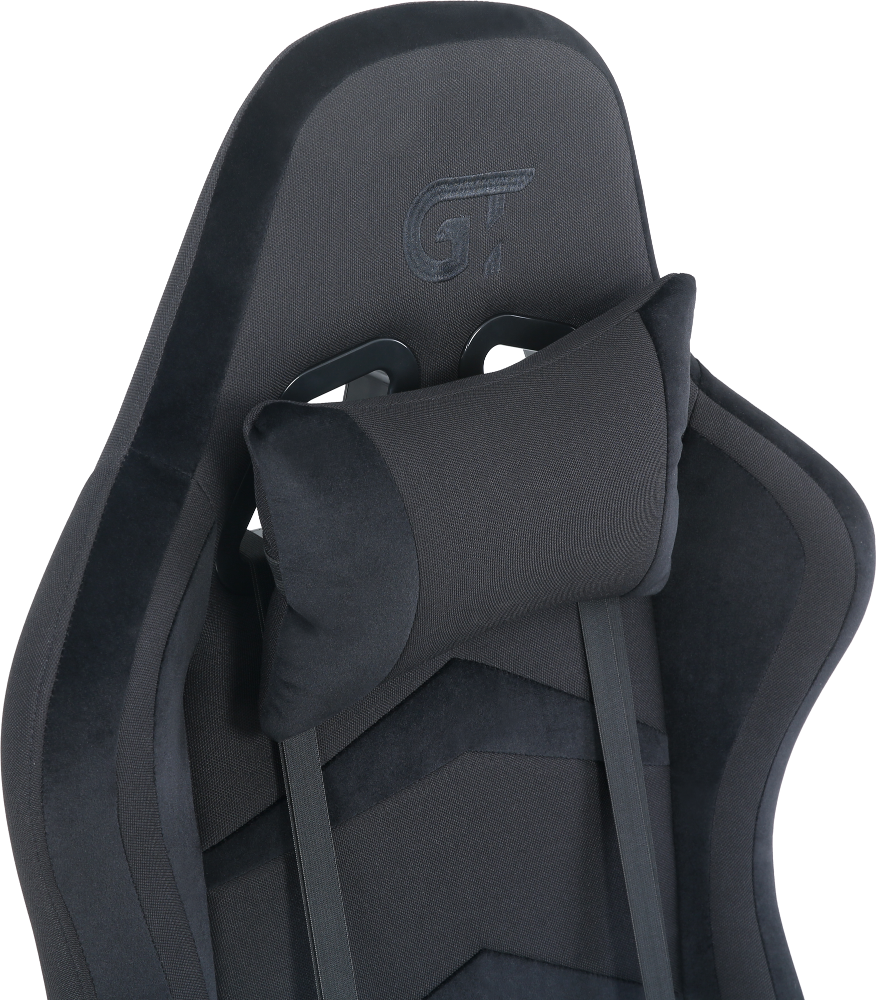 Геймерское кресло GT Racer черное (X-2534-F Fabric Black) - фото 8