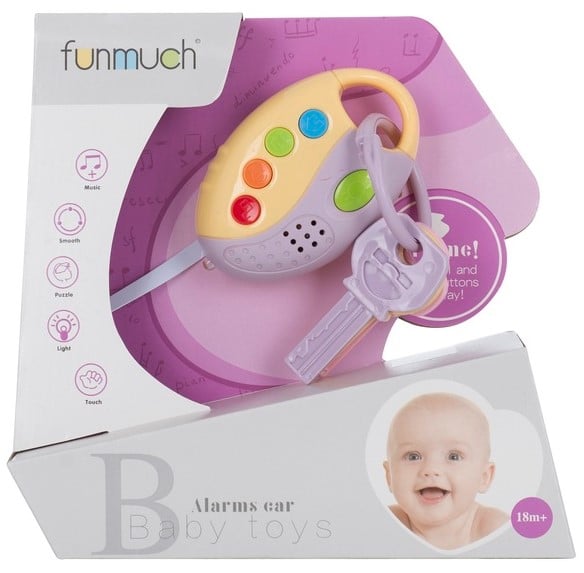 Музыкальная игрушка Funmuch Автоключики ﻿со световыми эффектами (FM777-12) - фото 2