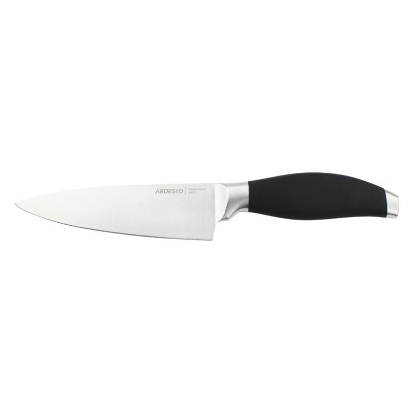 Кухонный нож Ardesto Gemini, поварской, черный, 27,5 см (AR2133SP) - фото 1