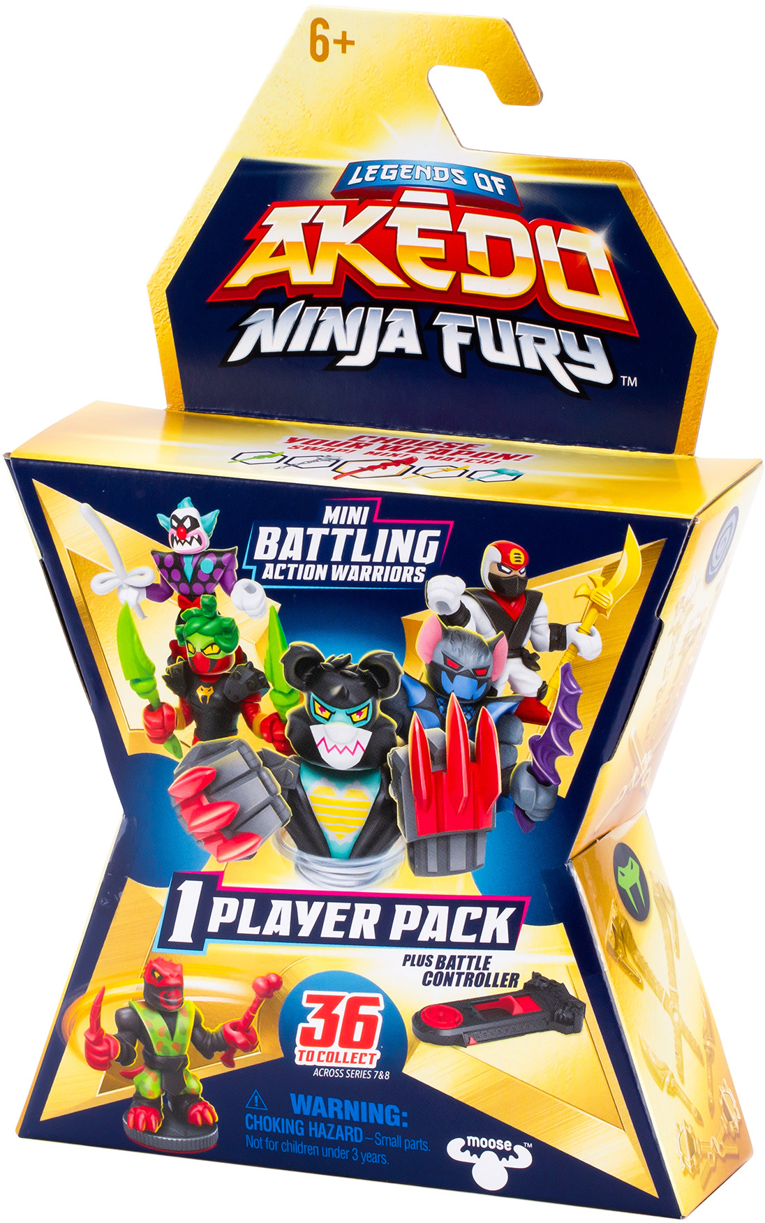Игровой набор Akedo коллекционный воин Ninja Bosses фигурка