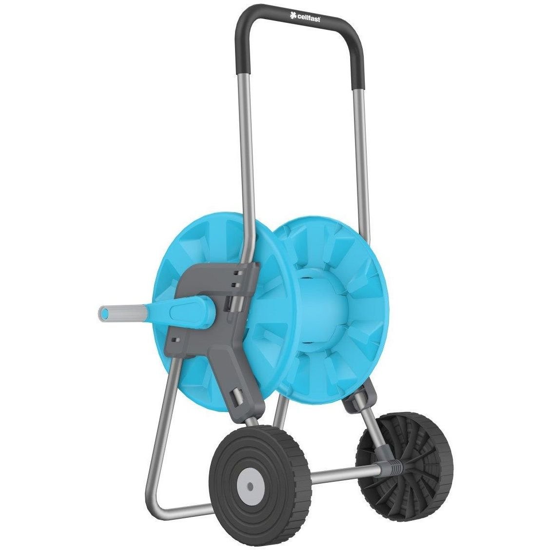Photos - Garden Hose Reel / Cart Cellfast Візок для шланга  Aluplus 1/2" блакитний 45 м  (55-250)