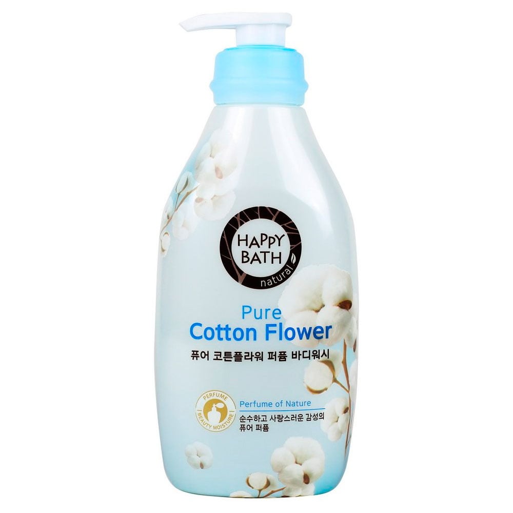 Парфюмированный гель для душа Happy Bath Pure cotton flower, 900 мл - фото 1