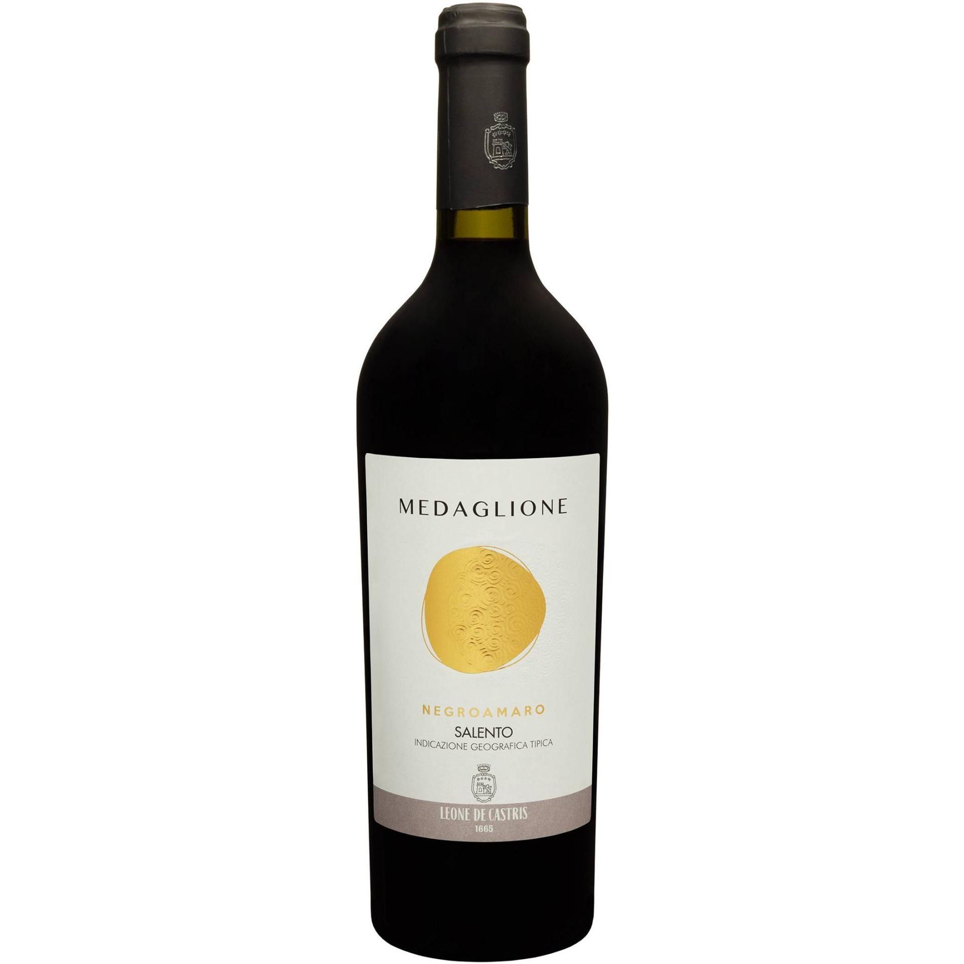 Вино Medaglione Negroamaro Salento красное сухое 0.75 л - фото 1
