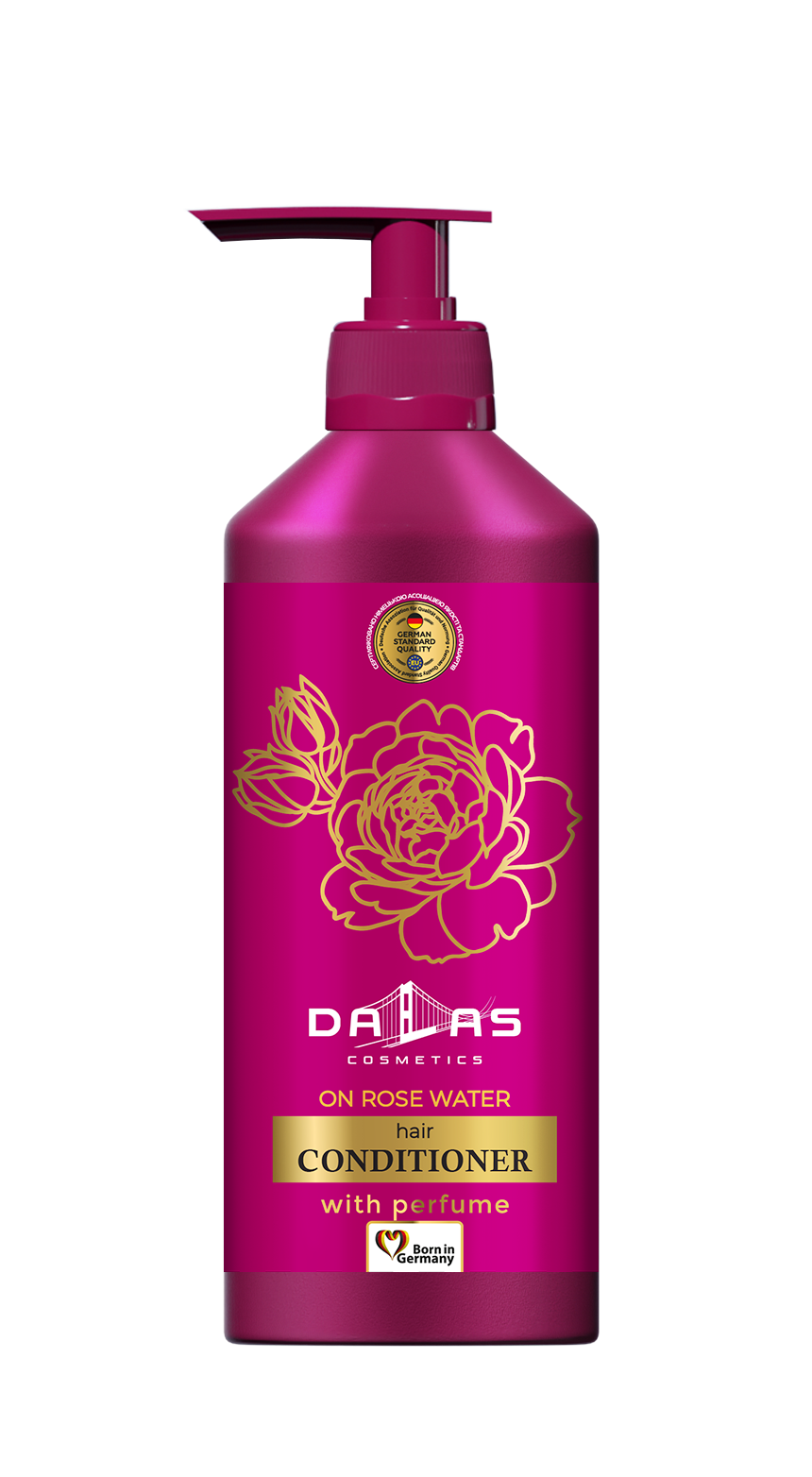 Кондиціонер Dalas для зміцнення та росту волосся, на рожевій воді, 450 мл (721310) - фото 1