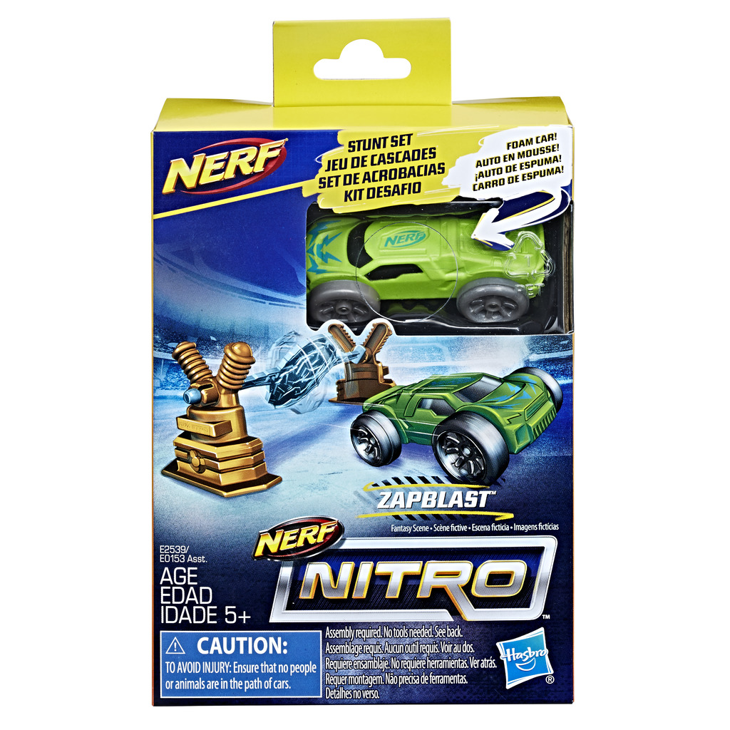 Игровой набор Hasbro Nerf Nitro Zapblast, с машинкой и препятствием (E2539) - фото 2