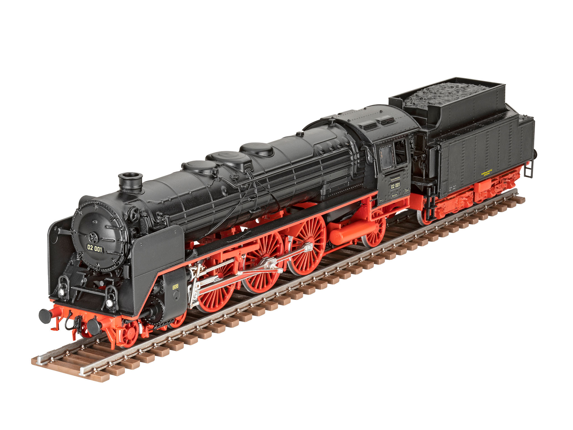 Сборная модель Revell Экспресс локомотив BR02 с тендером 2'2 T30 масштаб 1:87, 159 деталей (RVL-02171) - фото 3