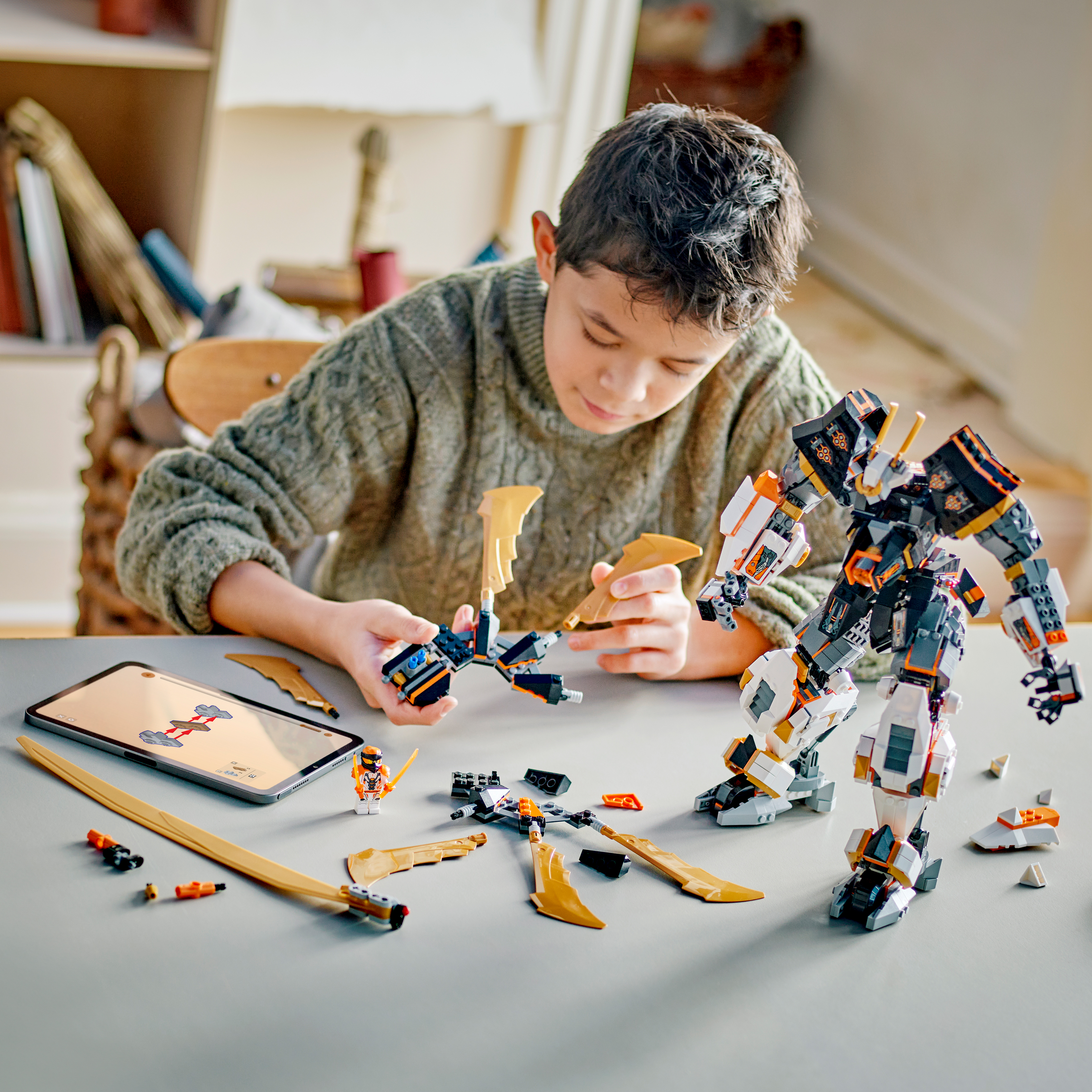 Конструктор LEGO Ninjago Драконовый робот-титан Коула 1055 деталей (71821) - фото 9