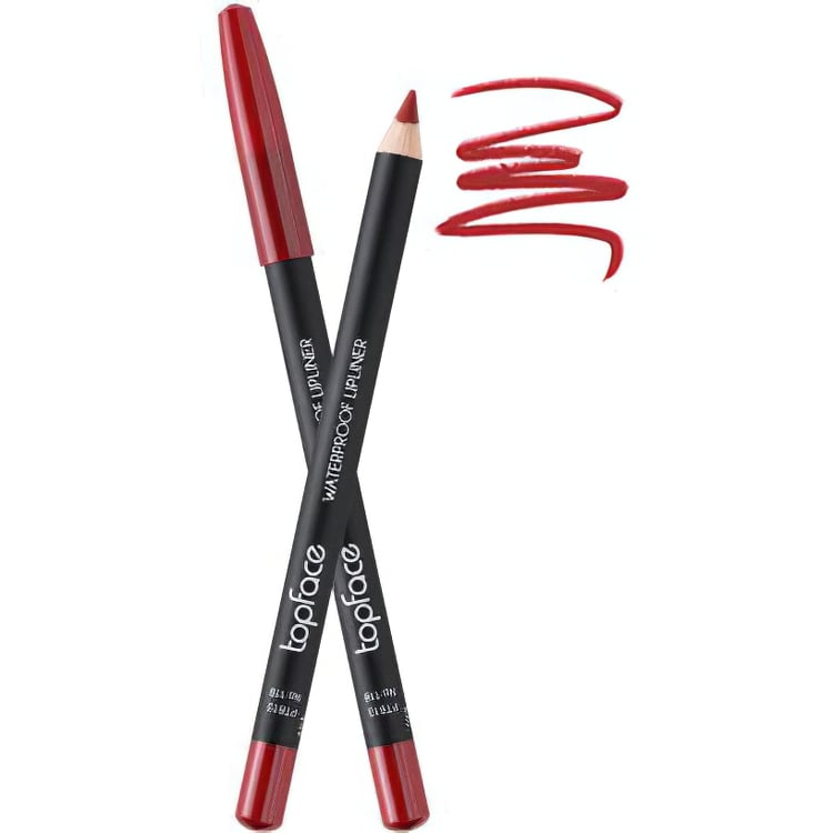 Карандаш для губ TopFace Waterproof Lipliner водостойкий PT613 тон 118 1.14 г - фото 1