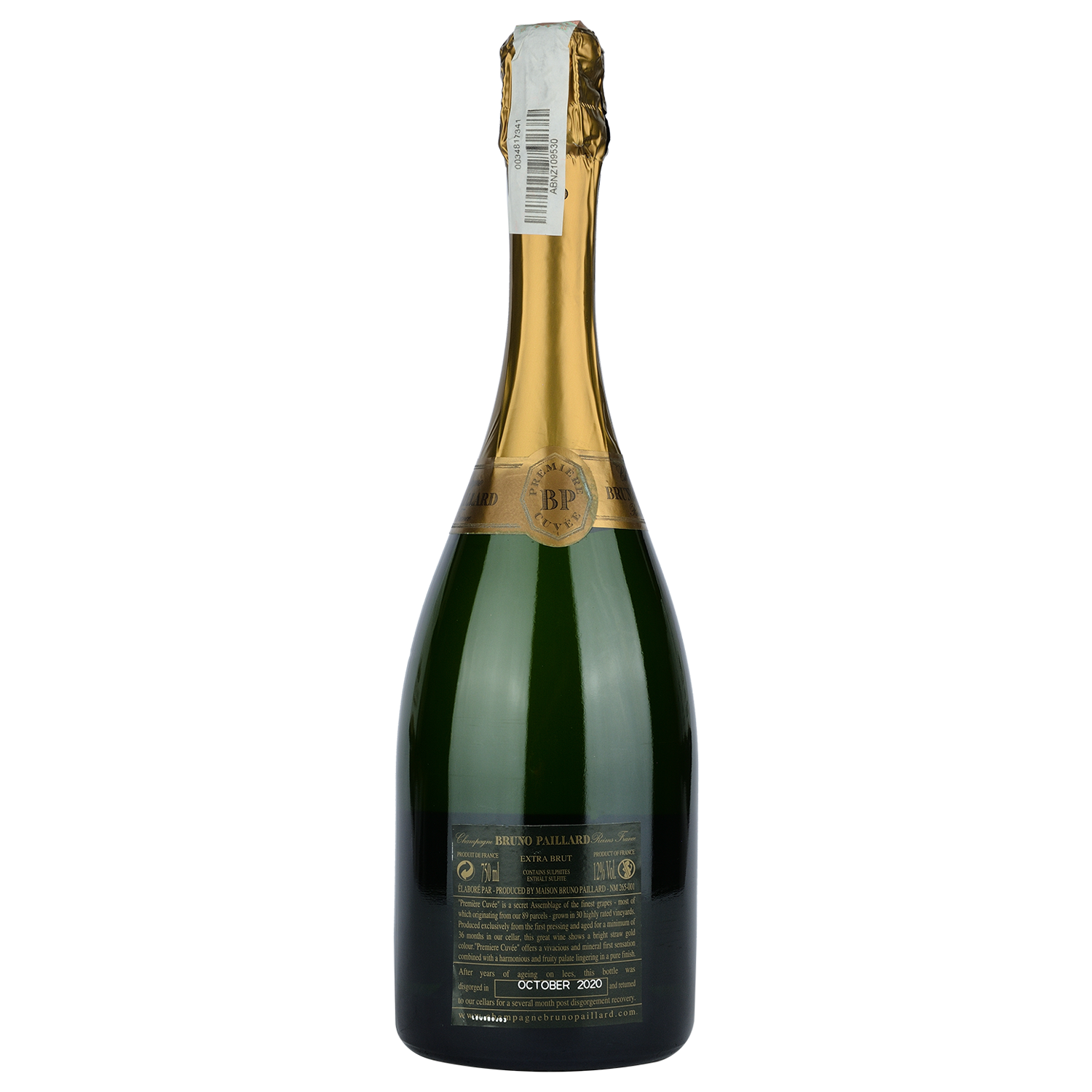 Шампанське Bruno Paillard Premiere Cuve Brut Champagne Collection Old Degorgements, gift set, біле, екстра-брют, 3,75 л (5 шт. 0,75 л) (Q7915) - фото 6