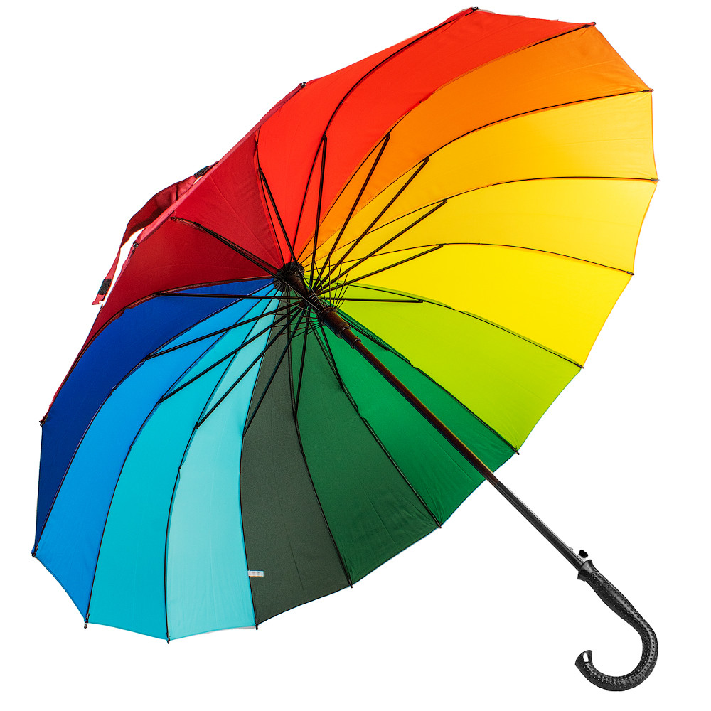 Женский зонт-трость полуавтомат Eterno 113 см разноцветный - фото 3