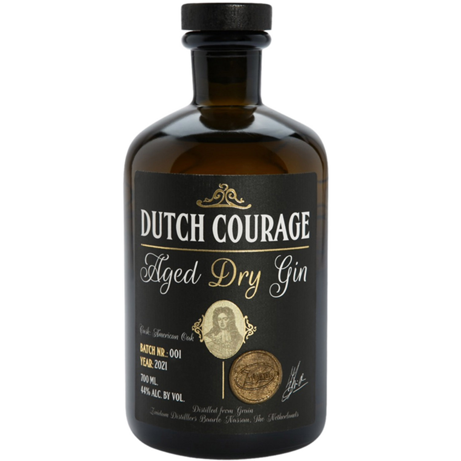 Джин Zuidam Dutch Courage Aged Gin 44% 0.7 л - фото 1