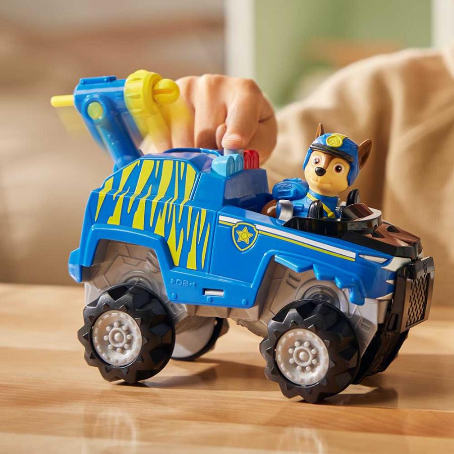 Большой спасательный автомобиль-трансформер Spin Master PAW Patrol Джунгли Щенячий патруль с водителем Гонщик (SM17776/0594) - фото 9