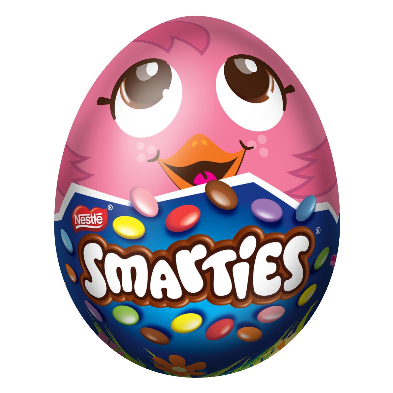 Шоколадна фігурка Smarties Великоднє яйце з шоколадного драже в глазурі в асортименті 50 г - фото 2