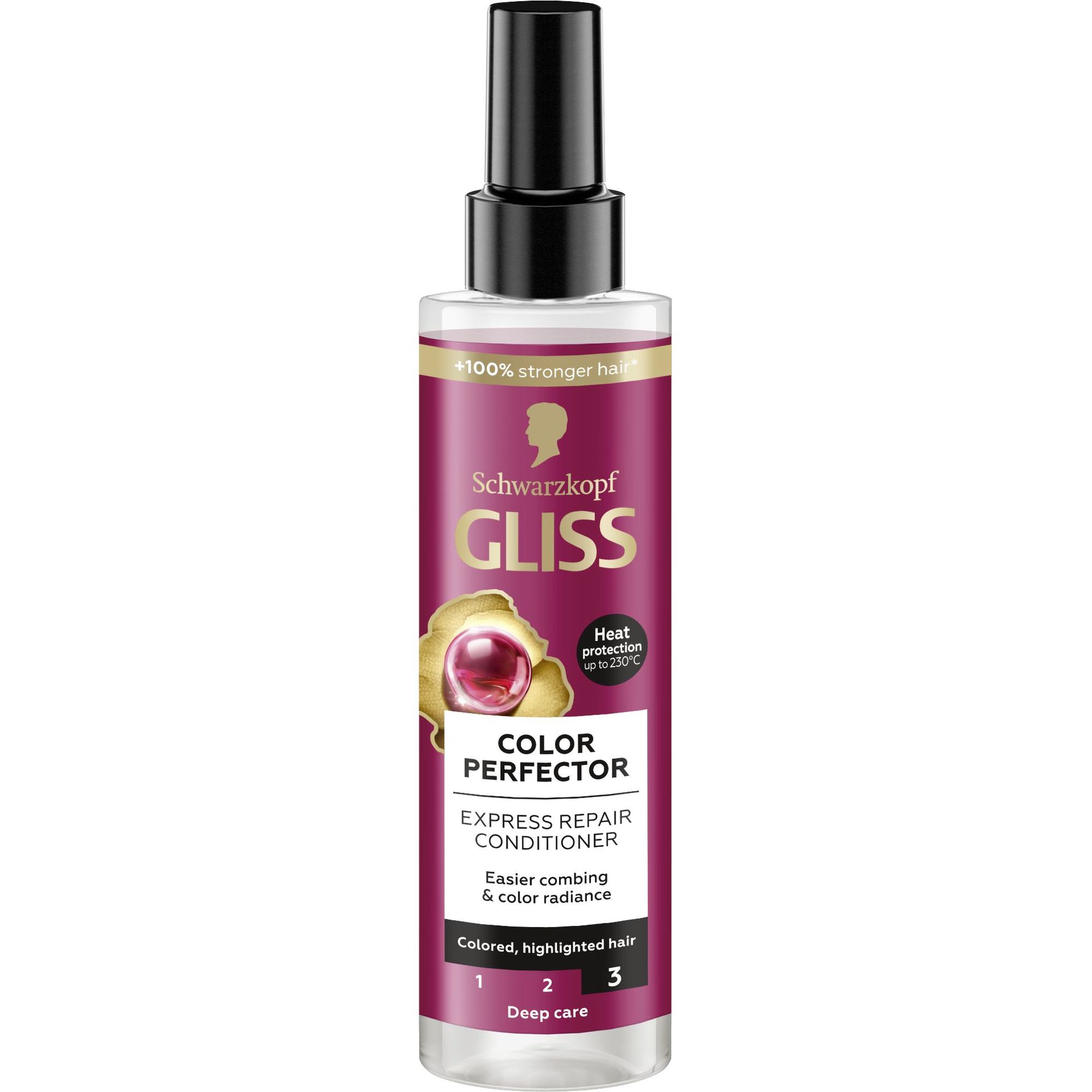 Експрес-кондиціонер Gliss Сolor Perfector для фарбованого, мелірованого волосся 200 мл - фото 1