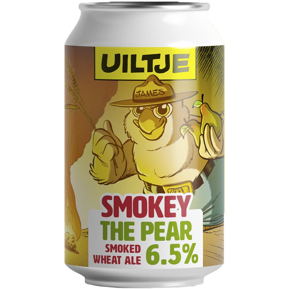 Пиво Uiltje Smokey the Pear, светлое, 6,5%, ж/б, 0,33 л - фото 1