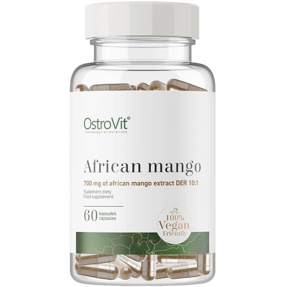 Жироспалювач OstroVit African Mango Vege 60 капсул - фото 1
