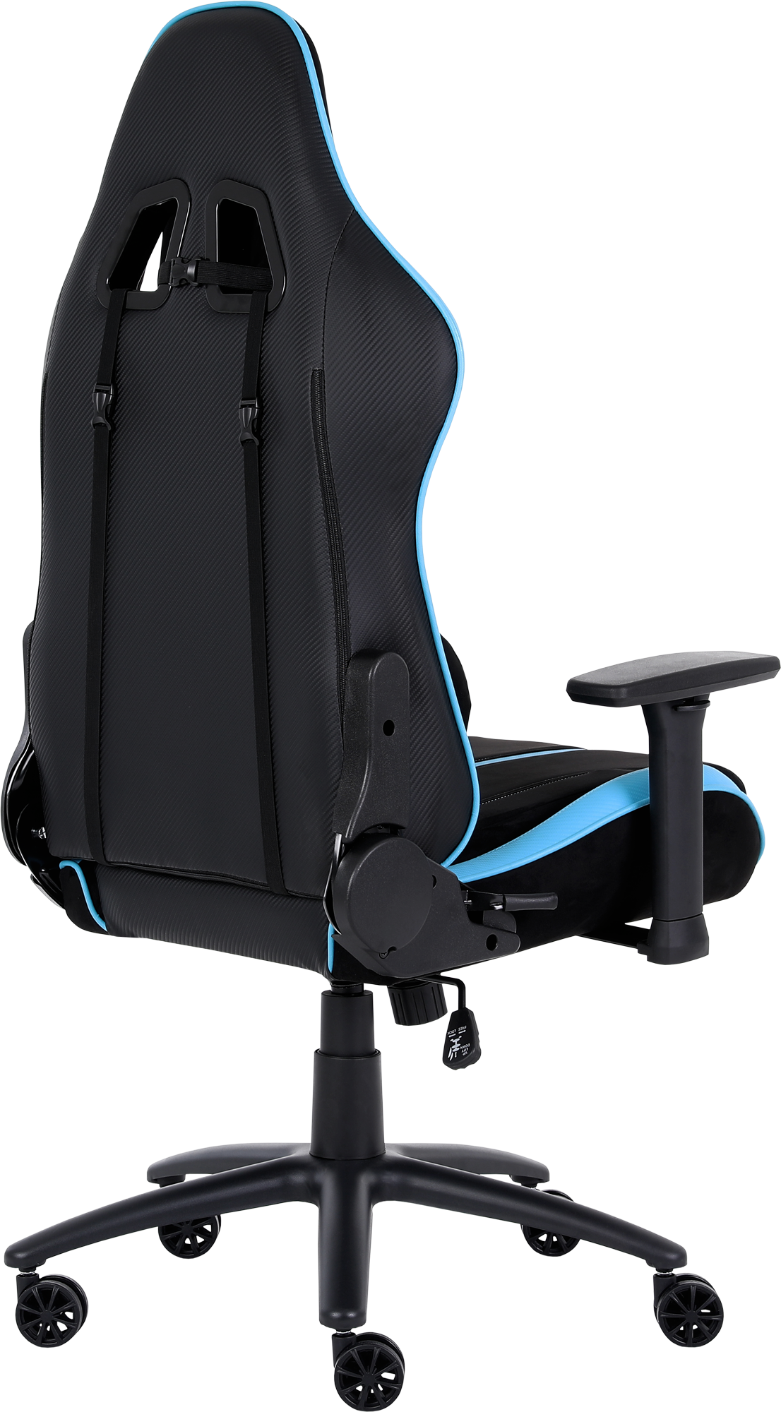 Геймерское кресло GT Racer черное с синим (X-2565 Black/Blue) - фото 4