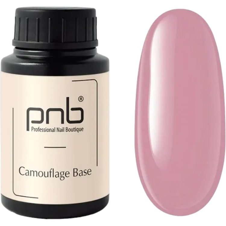 База камуфлююча каучукова PNB UV/LED Camouflage Base Pink 30 мл - фото 1