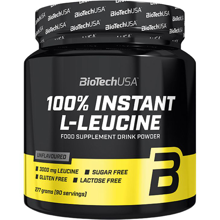 Аминокислоты BioTech 100% Instant L-leucine 277 г - фото 1