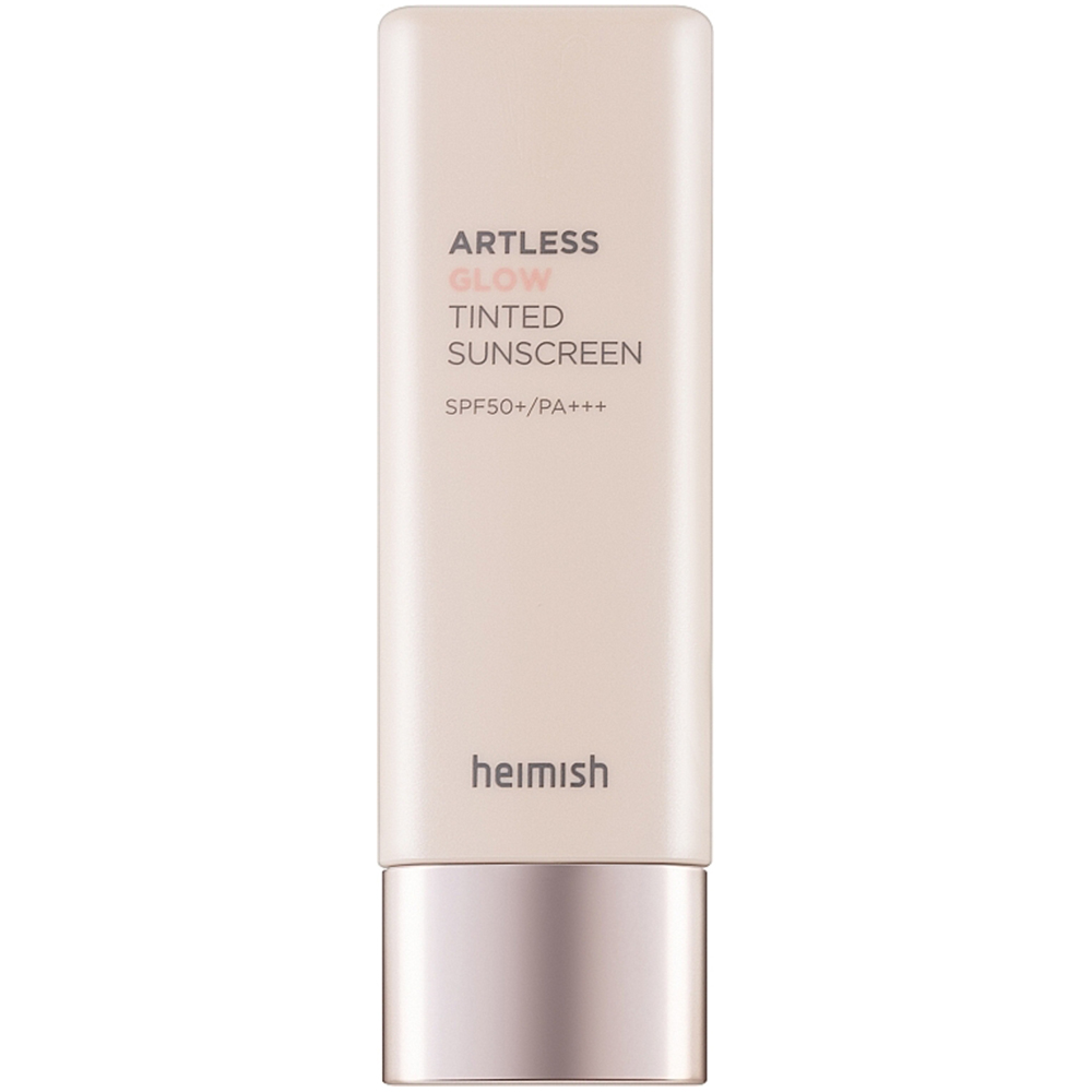 Солнцезащитный крем Heimish Artless Glow Tinted Suncreen Shine Beige SPF 50+ PA+++ с тинтом 40 мл - фото 1