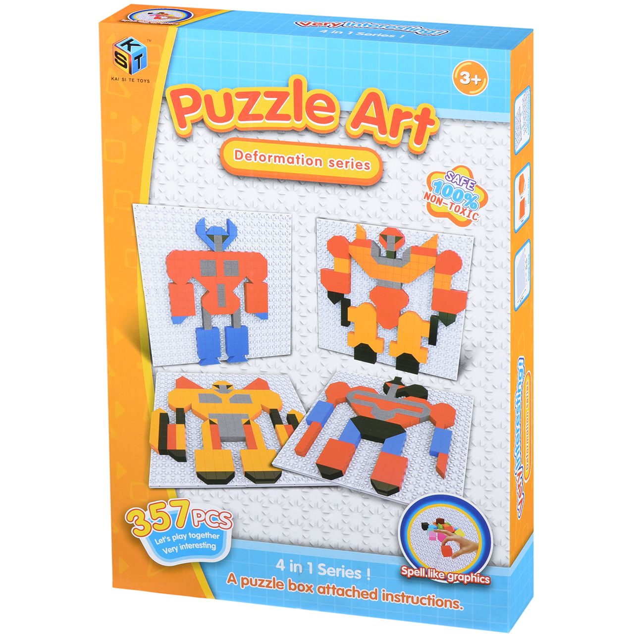 Пазл-мозаїка Same Toy Puzzle Art Deformation series Роботи, 357 елементів (5992-3Ut) - фото 1
