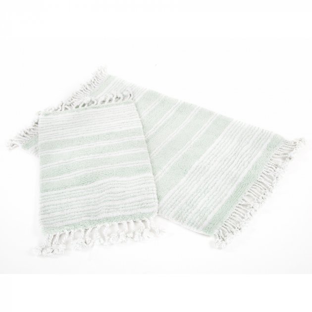Набор ковриков Irya Relax yesil, 90х60 см и 60х40 см, светло-зеленый (2000022187268) - фото 2