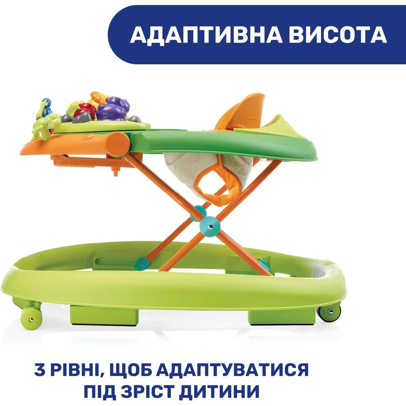 Ходунки Chicco Walky Talky зеленые (79540.32) - фото 4