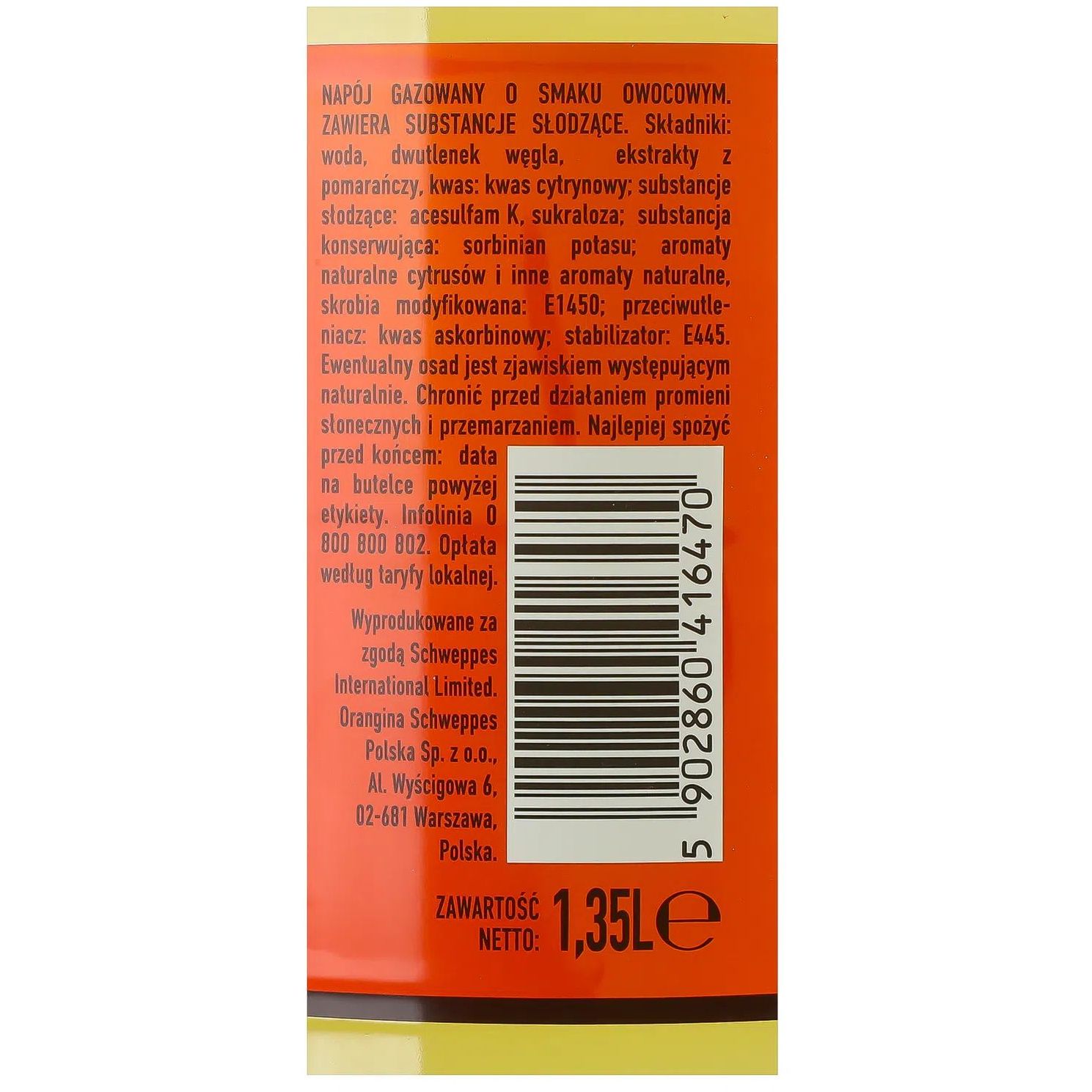 Напій Schweppes Citrus Mix Zero газований 1.35 л - фото 4