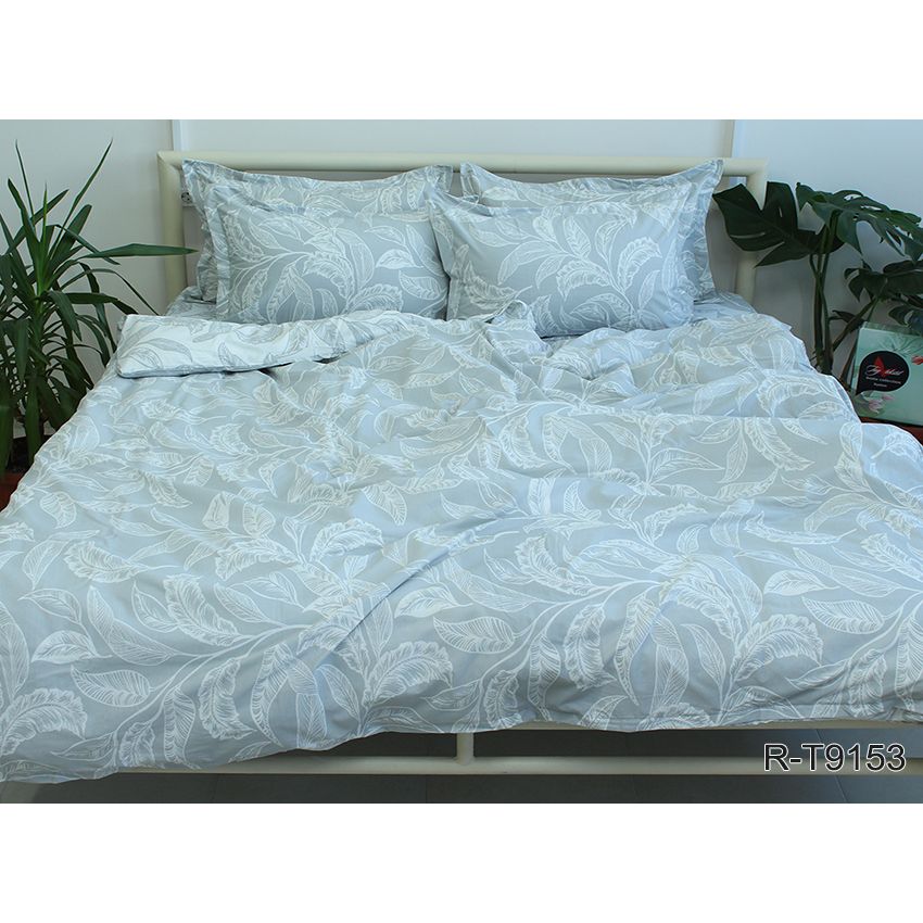 Комплект постельного белья TAG Tekstil с компаньоном Семейный 000210448 (R-T9153) - фото 1