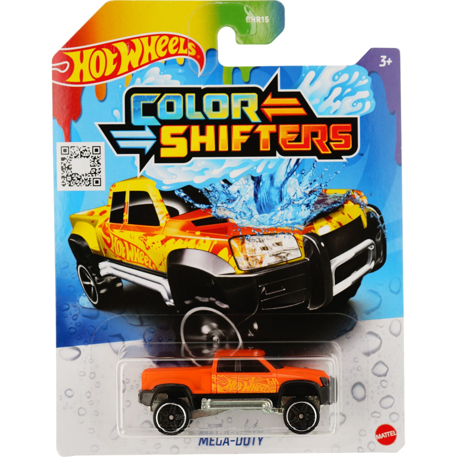 Машинка Hot Wheels Изменения цвета Mega Duty (BHR15) - фото 1