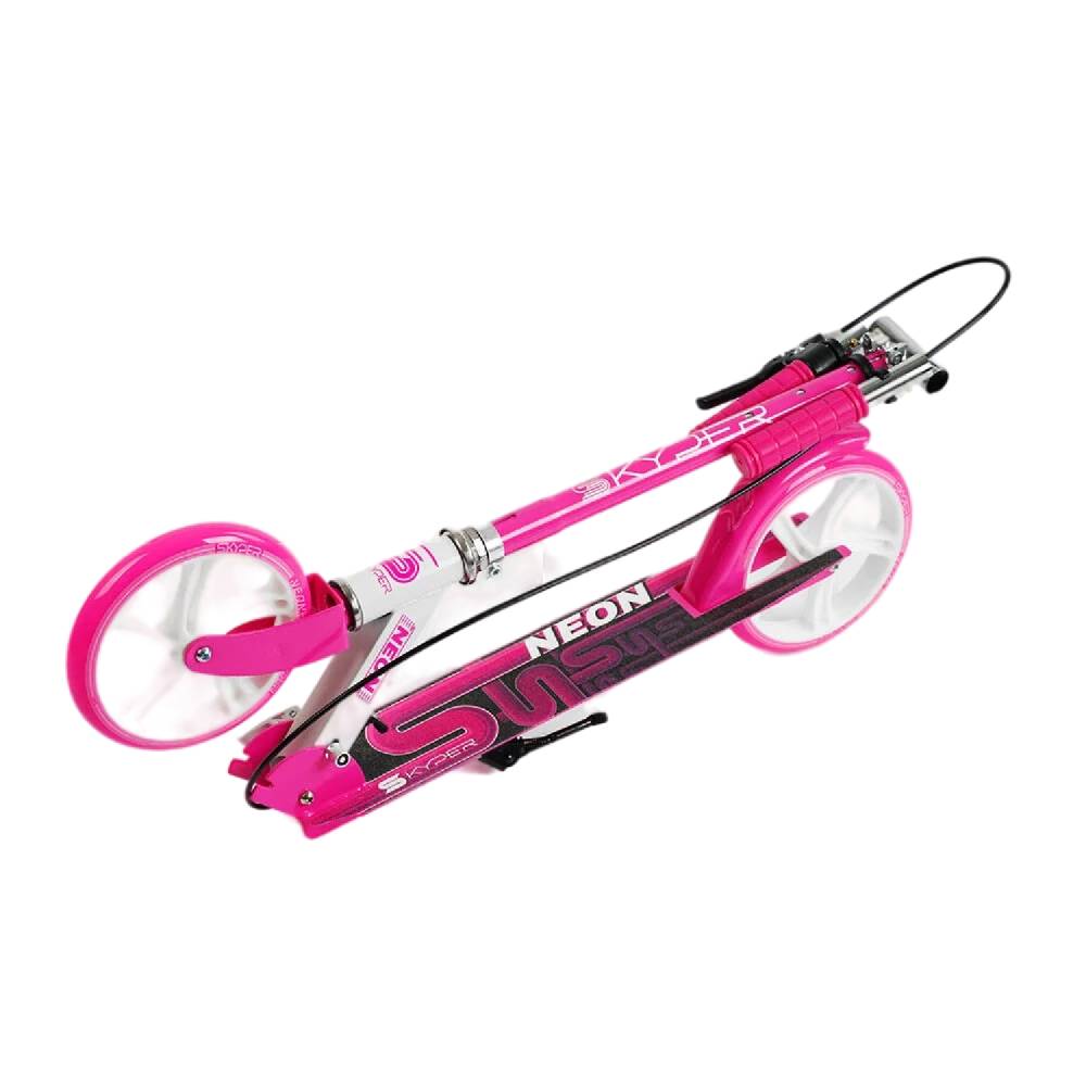 Самокат Skyper Neon 77-102х52х10 см Рожевий 000283532 - фото 2