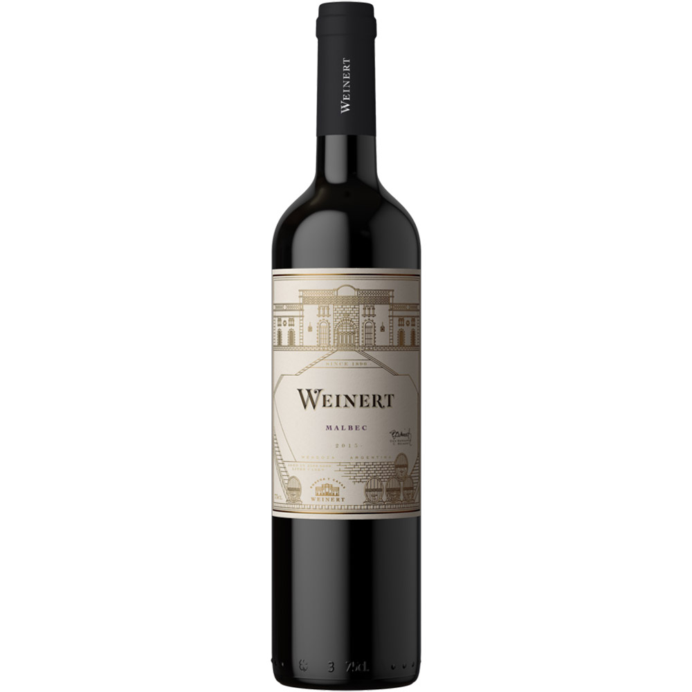 Вино Weinert Malbec 2015, красное, сухое, 0,75 л - фото 1