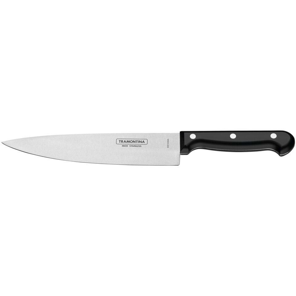 Нож поварской Tramontina 178 мм Черный 000266992 - фото 1