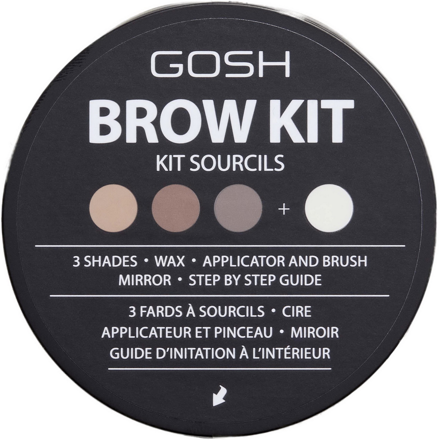 Набор для бровей Gosh Eye Brow Kit 3.32 г - фото 1