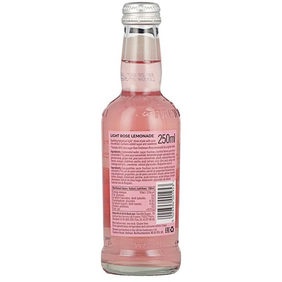 Напиток Fentimans Light Rose Lemonade безалкогольный 250 мл - фото 4