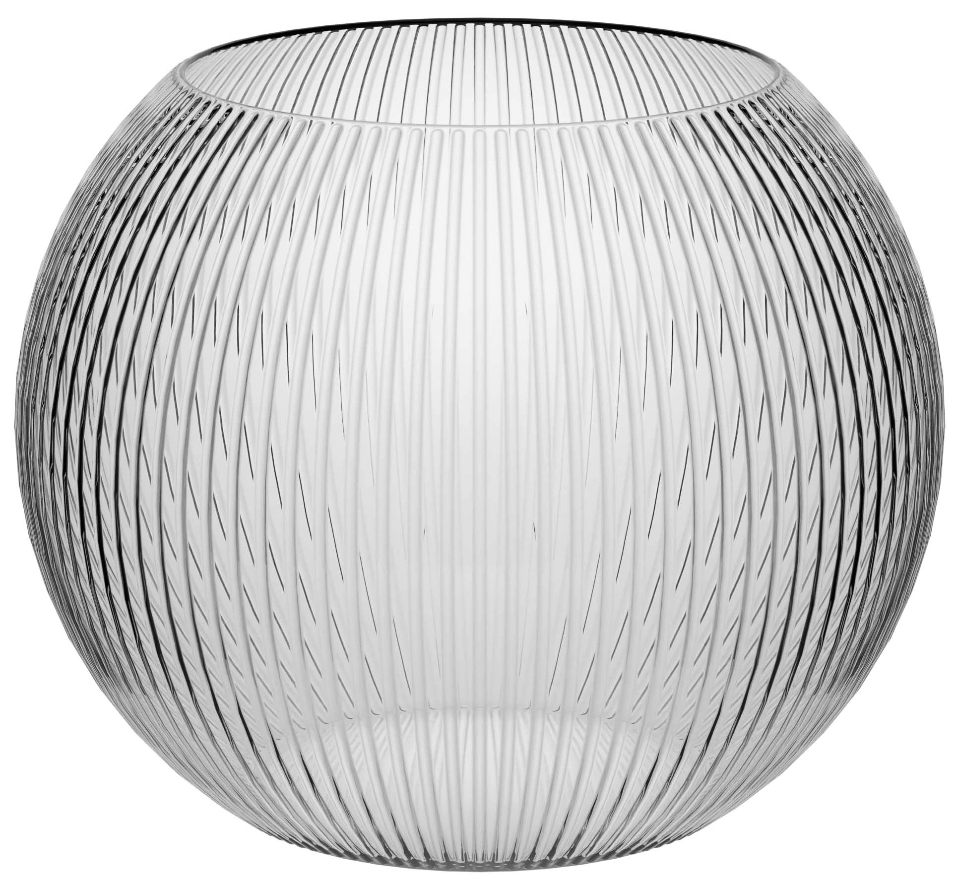 Ваза Trend Glass Sphere Stripes 15.5 см (35108) - фото 1