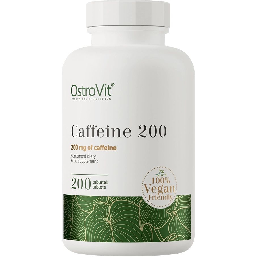 Передтренік OstroVit Caffeine 200 мг 200 таблеток - фото 1