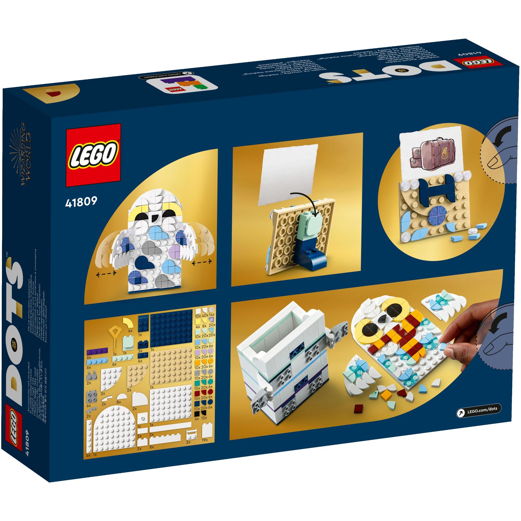 Конструктор LEGO DOTs Гедвига. Подставка для карандашей, 518 деталей (41809) - фото 3