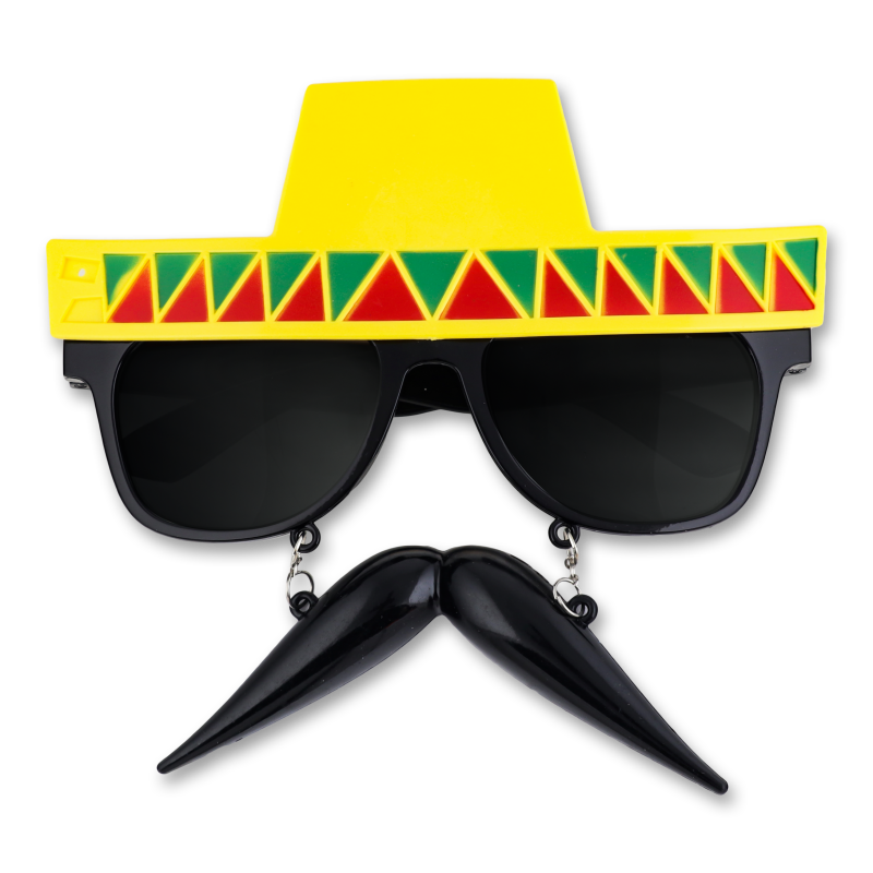 Карнавальные очки Offtop Мексиканец в сомбреро (870177) - фото 1