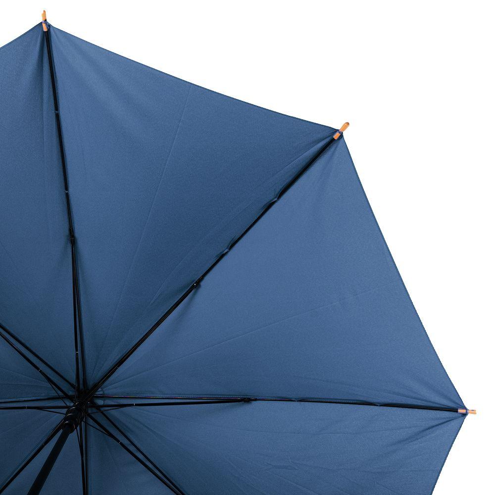 Чоловіча парасолька-палиця напівавтомат Fare 98 см синя - фото 3