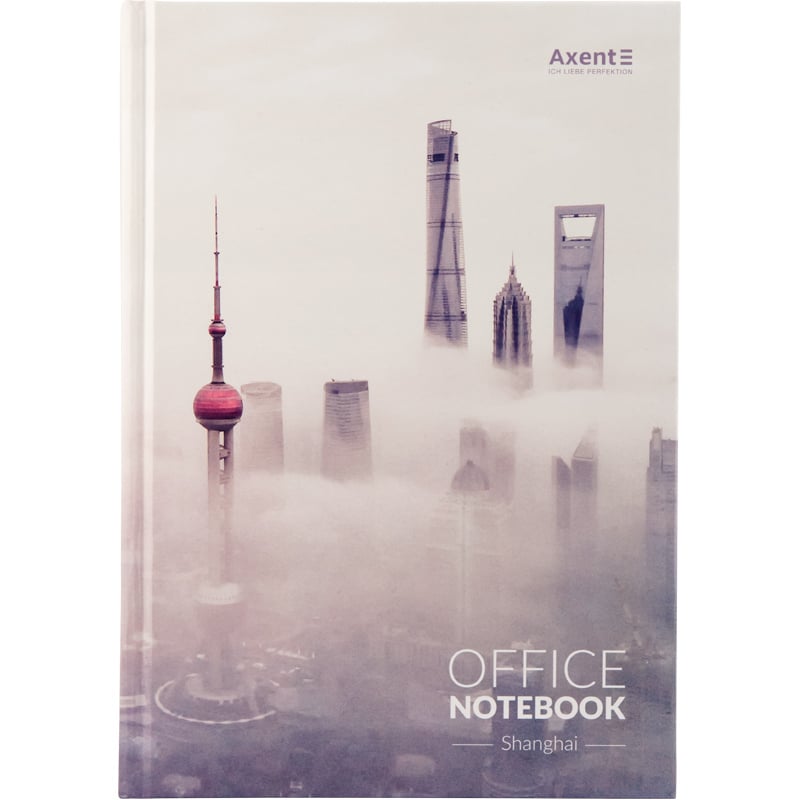 Книга записна Axent City Shanghai A4 в клітинку 192 аркуша (8423-24-A) - фото 1