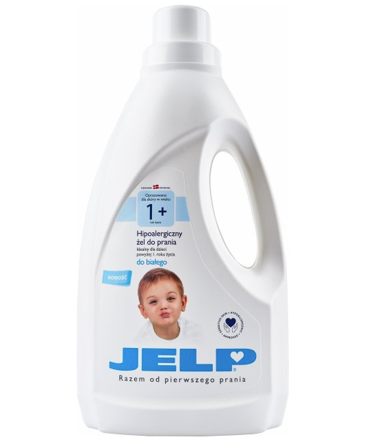Фото - Пральний порошок Гіпоалергенний гель для прання Jelp 1+, для білих тканин, 1,5 л