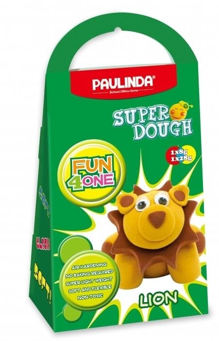 Масса для лепки Paulinda Super Dough Fun4one Лев (PL-1542) - фото 1